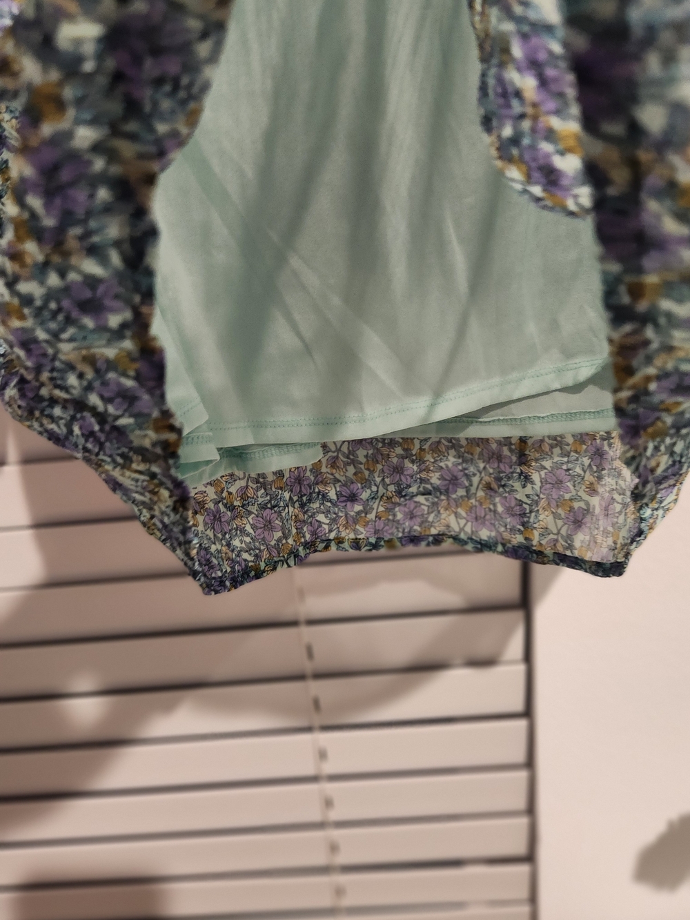 St Johns Bay Petite Large Floral Cottagecore Blouse Boho Spring Top - Picture 5 of 11